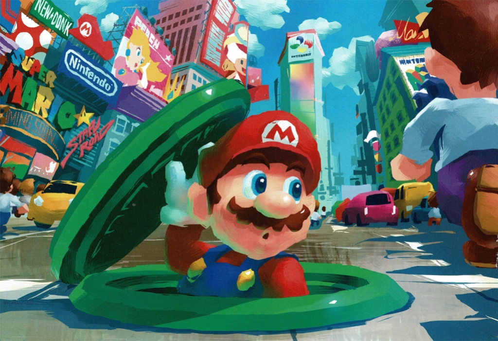 vier größten amerikanischen Patrioten aller Zeiten auf Nintendo-Konsolen – Super Mario