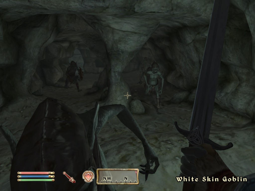 The Elder Scrolls IV: Oblivion kämpft und scheitert daran, mit Personaldiebstahl Goblinkriege zwischen den Stämmen zu beginnen