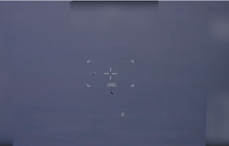 Das Video zeigt wie russische Kampfflugzeuge Drohnen der US Luftwaffe in