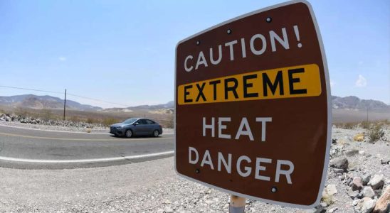 Death Valley Das kalifornische Death Valley brutzelt bei 53° Celsius