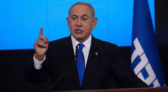 Der israelische Politiker Netanjahu wurde vor der wichtigen Abstimmung ueber