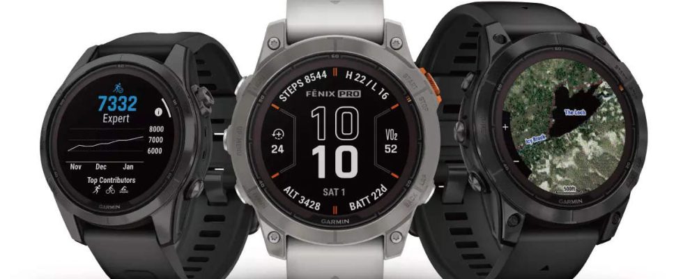 Die Smartwatches Garmin Fenix 7 Pro und Epix Pro werden