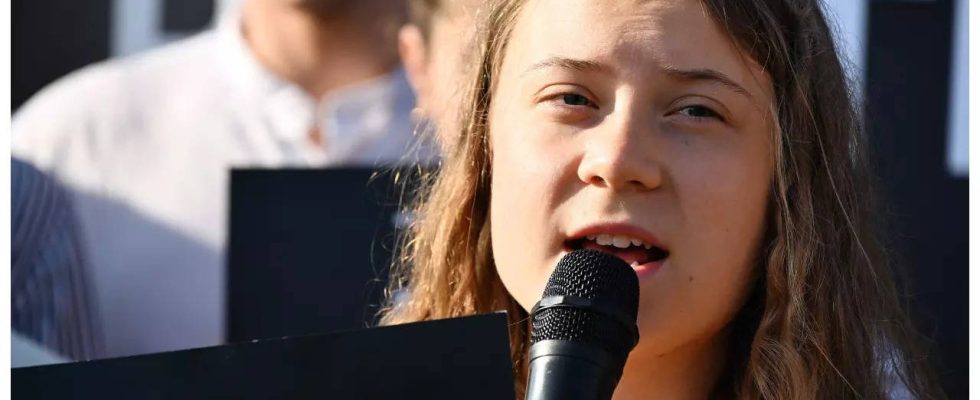 Greta Thunberg wurde wegen Ungehorsams gegenueber der schwedischen Polizei zu