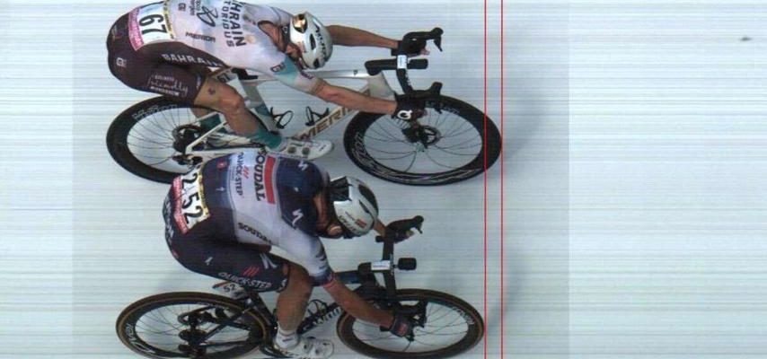 Knisterndes Ende der Tour Etappe Mohoric schlaegt Asgreen mit Reifendickenunterschied