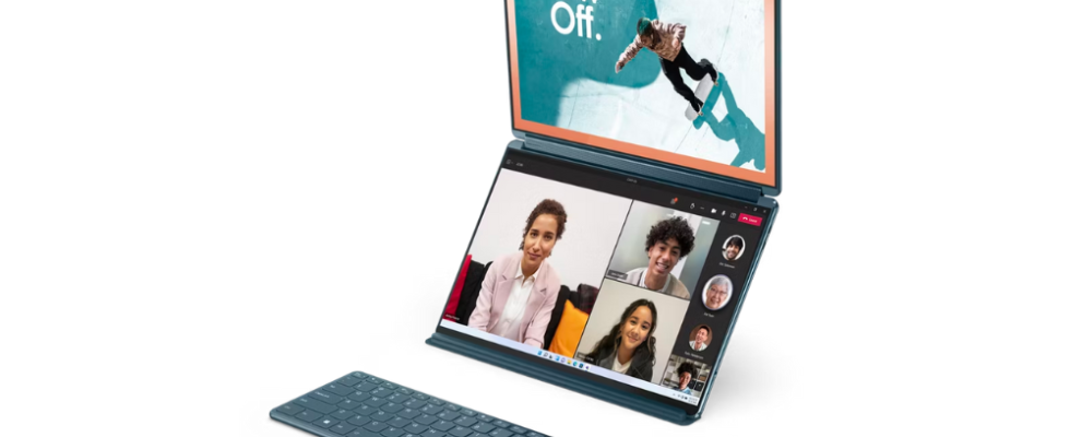 Lenovo Yoga Book 9i Convertible Laptop mit zwei OLED Displays in Indien