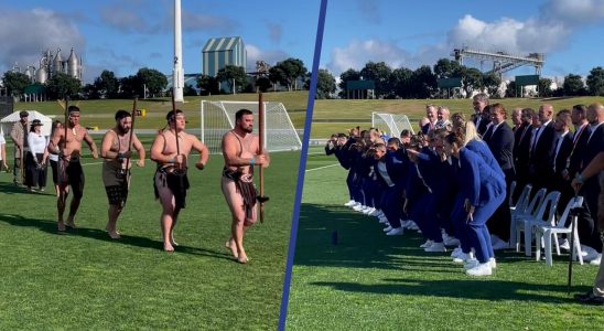 Maori kehren bei Orange Empfangszeremonie zu „Hakarel zurueck „Sehr nette Geste
