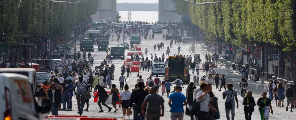 Protest in Frankreich Franzoesische Unruhen scheinen sechs Tage nach dem