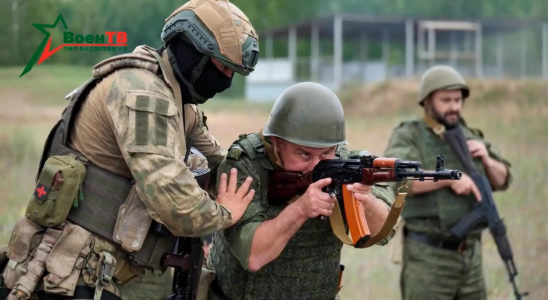 Russlands Wagner Soeldner starten gemeinsames Training mit belarussischem Militaer nahe der