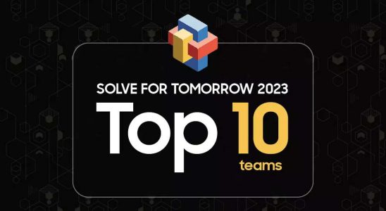 Solve For Tomorrow Samsung India gibt die zehn besten Teams