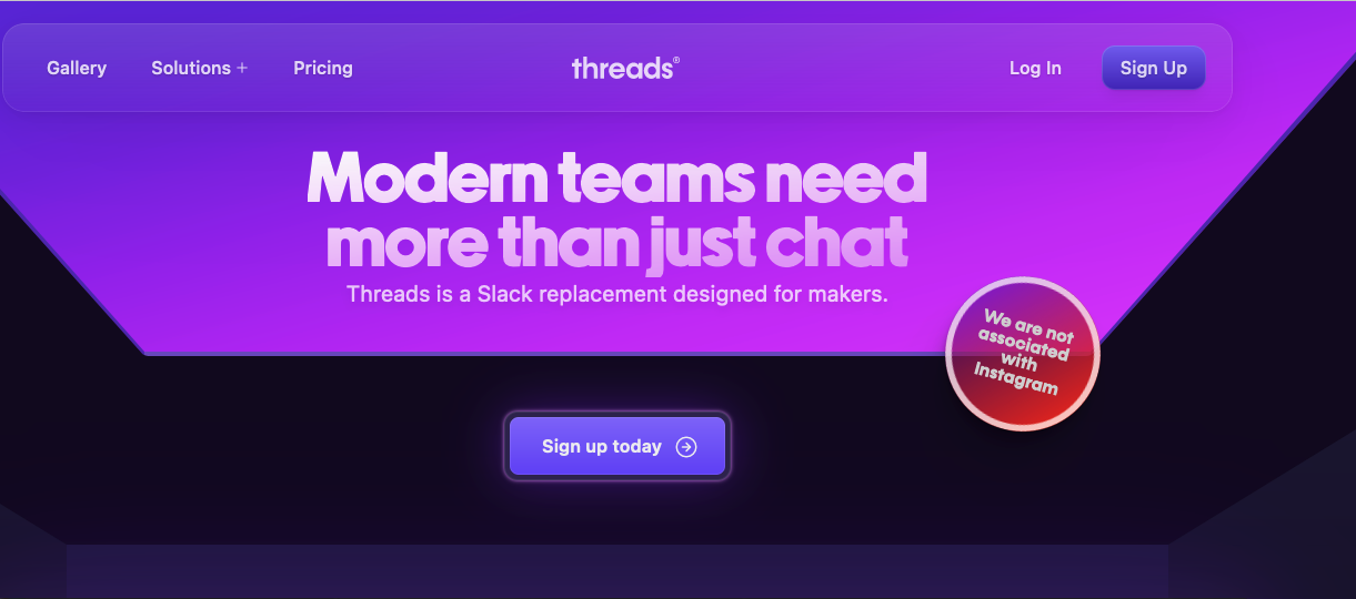 Threads.com-Homepage