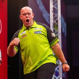 Van Gerwen qualifiziert sich mit einem guten Durchschnitt fuer das