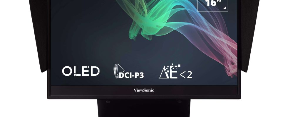 ViewSonic VP 16 OLED ViewSonic bringt den VP 16 OLED Touchscreen Monitor mit OLED Technologie