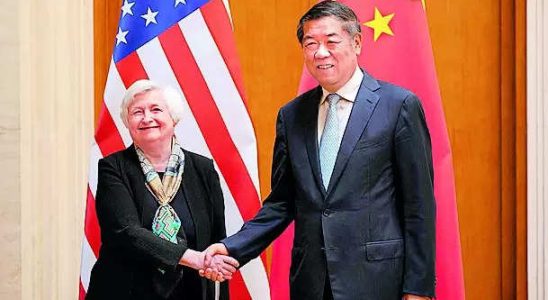 Yellen In China draengt Yellen auf „direkte Gespraeche und Klimazusammenarbeit
