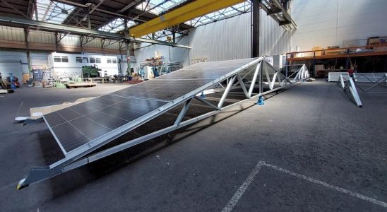 „Bruecke aus Solarpaneelen ermoeglicht viel mehr Daechern die Energiegewinnung