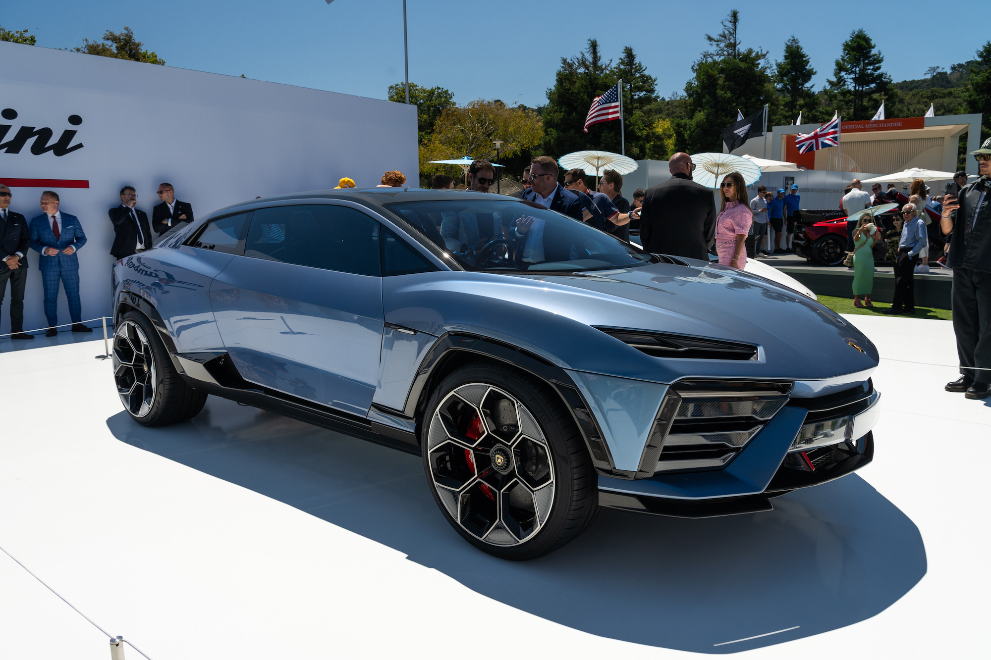 Lamborghini Lanzador Elektro-Monterey-Autowoche 2023