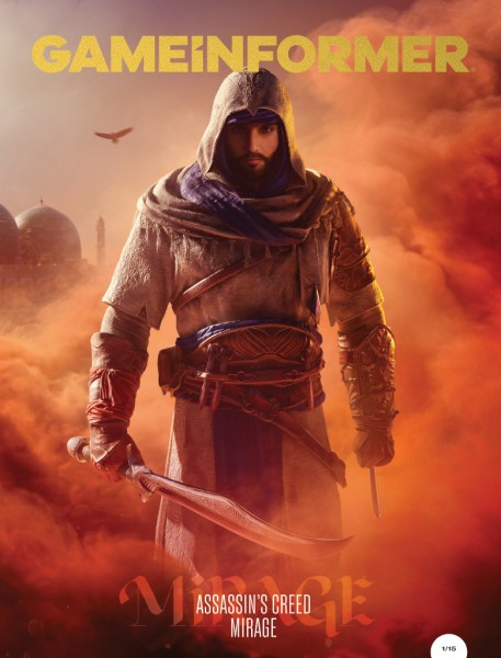 Assassin's Creed Mirage Game Informer Cover Reveal Issue 359 Basim Ubisoft Bordeaux 5. Oktober Erscheinungsdatum Gameplay
