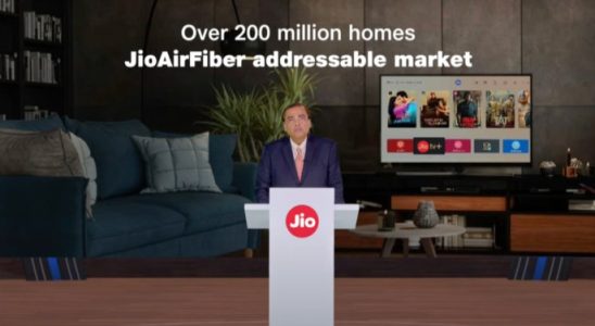 Der 5G Hotspot Jio AirFiber von Reliance wird naechsten Monat im
