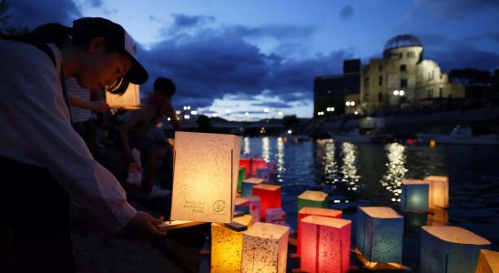 Der Taifun Khanun zwingt Japan zu Gedenkfeiern zur Atombombe