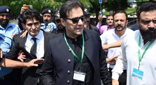 Die Anwaelte des pakistanischen Ex Premierministers Imran Khan koennen ihn im