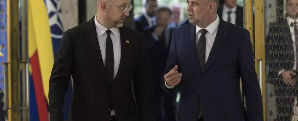Die Nachbarn Ukraine und Rumaenien unterzeichnen Abkommen zur Steigerung der
