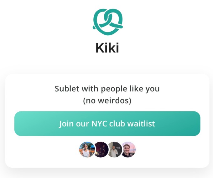 Die Untervermietungs App Kiki sammelt 6 Millionen US Dollar indem sie Dating App Konzepte
