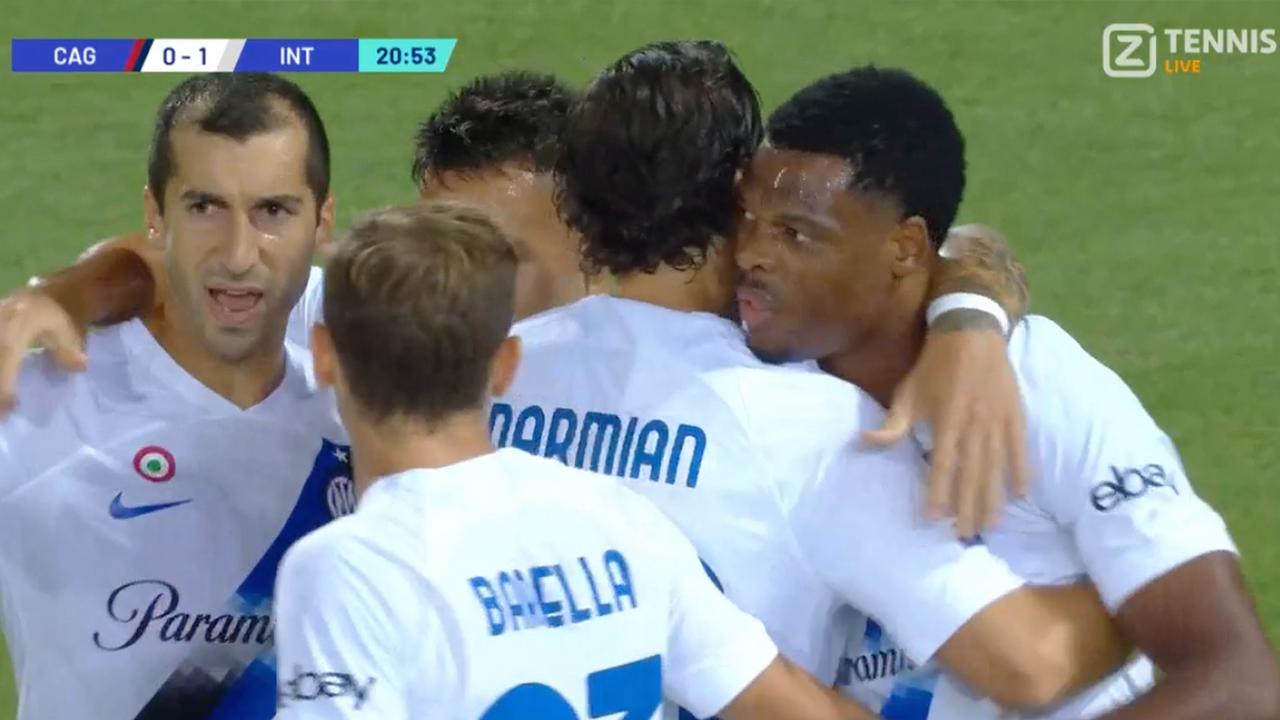 Bild aus dem Video: Dumfries verschafft Internazionale einen schönen Vorsprung gegen Cagliari