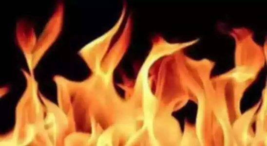 Ein Brand in einem Gefaengnis in Texas zwingt Insassen zur