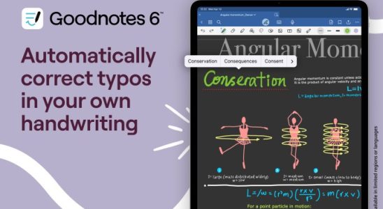 GoodNotes 6 bietet neue KI gestuetzte Handschriftfunktionen