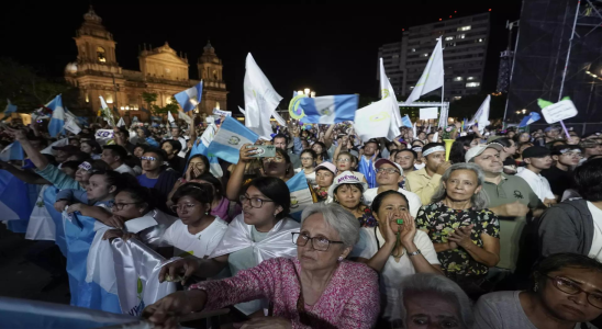 Guatemala Die Jugend in Guatemala hofft dass die Wahl Veraenderung