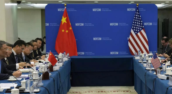 Handel Fuehrende US amerikanische und chinesische Handelsvertreter bekunden ihre Unterstuetzung fuer