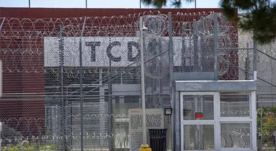 Mexiko Asylbewerber werden in einer Hafteinrichtung in New Mexico zur