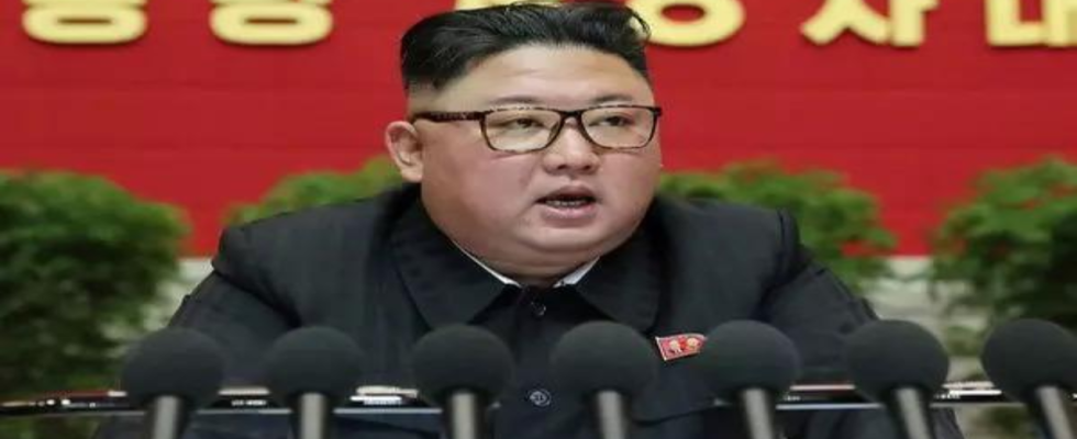 Nordkorea Nordkoreas Machthaber Kim kritisiert Premierminister wegen der Ueberschwemmungen um