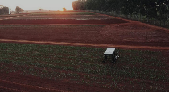 Praezisionslandwirtschaft Brasilien Roboter hilft Landwirten beim Erkunden Bespruehen und Schuetzen von