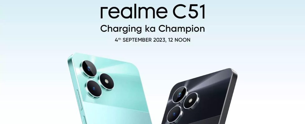 Realme C51 Realme C51 Smartphone mit Minikapsel Design kommt am 4 September