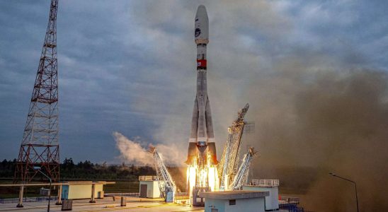 Russland Fehlgeschlagen Luna 25 hatte die Rueckkehr Russlands zum Mond nach