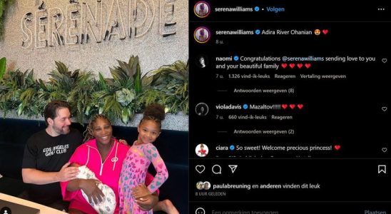 Serena Williams brachte ihre zweite Tochter Adira zur Welt