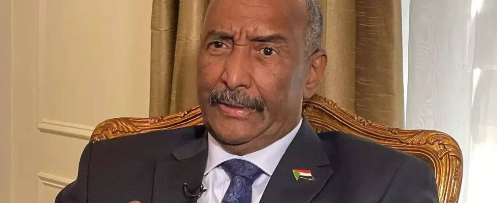 Sudan Burhan Der sudanesische Militaerfuehrer besucht Aegypten auf seiner ersten
