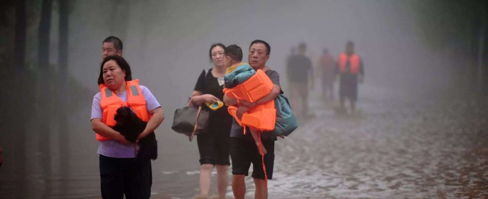 Taifun Doksuri Die toedlichen Stuerme in Peking brachten die staerksten