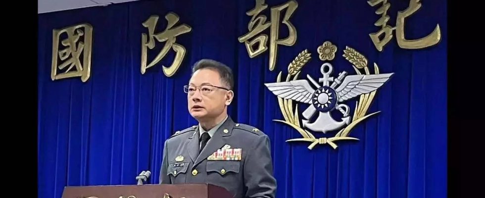 Taipeh Taiwan meldet dass 20 chinesische Militaerflugzeuge in die Verteidigungszone