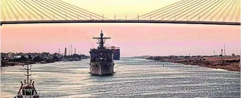 Ueber 3000 US Seeleute und Marineinfanteristen erreichen das Rote Meer inmitten