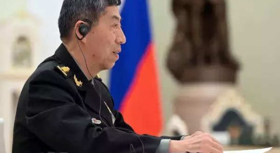 Verteidigung Chinas Verteidigungsminister in Weissrussland waehrend die Spannungen mit der