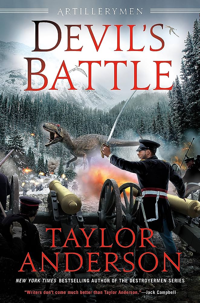 Cover für Devil's Battle von Taylor Anderson als Teil der besten Fantasy-Bücher von The Escapist, die im September 2023 erscheinen.