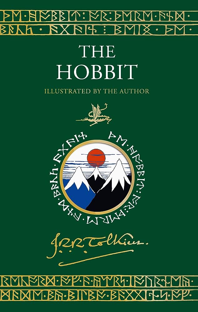 Cover für „Der Hobbit illustriert“ von JRR Tolkien, als Teil der besten Fantasy-Bücher von „The Escapist“, die im September 2023 erscheinen.