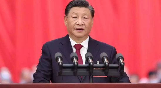 Chinas Xi nicht Ministerpraesident haelt seine Rede zum Nationalfeiertag im