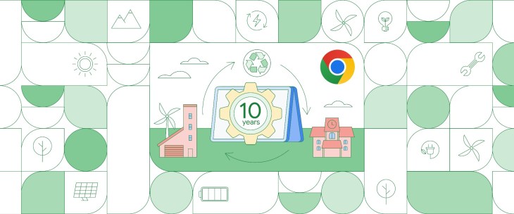 Chromebooks erhalten 10 Jahre lang Updates