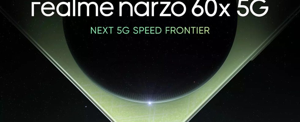 Das 5G Smartphone Realme Narzo 60x und Realme Buds T300 TWS