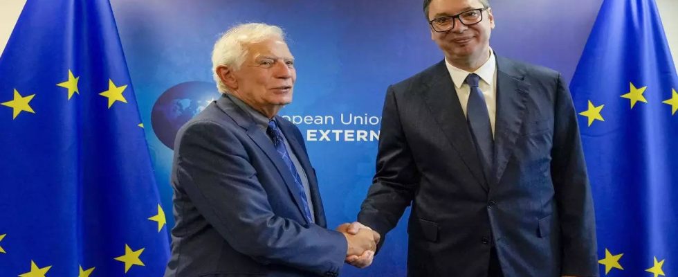 Der EU gelingt bei den Gespraechen zwischen Serbien und Kosovo