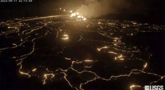Der Vulkan Kilauea auf Hawaii bricht nach fast zwei Monaten