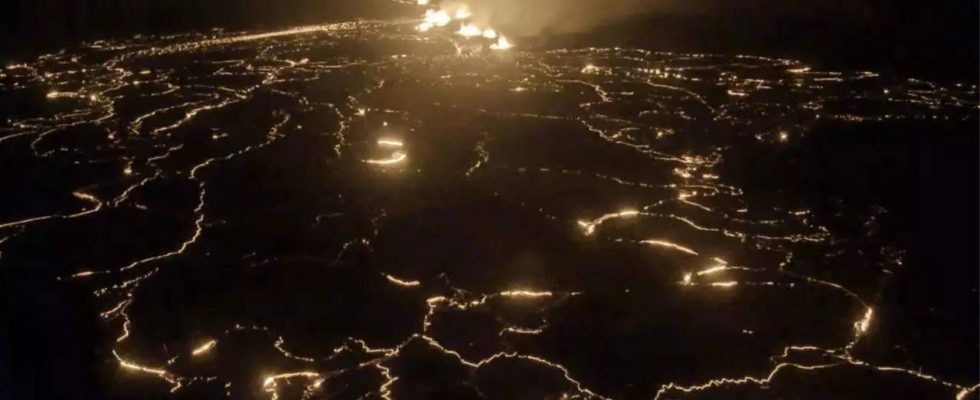 Der Vulkan Kilauea auf Hawaii bricht nach fast zwei Monaten