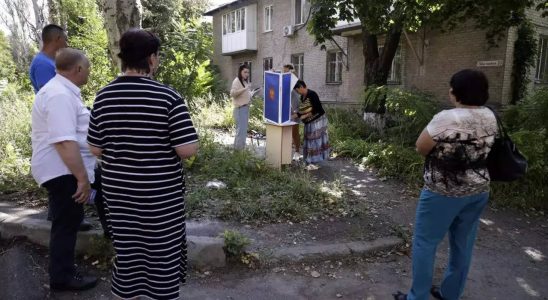 Die Ukraine verurteilt „falsche Wahlen in den von Russland besetzten
